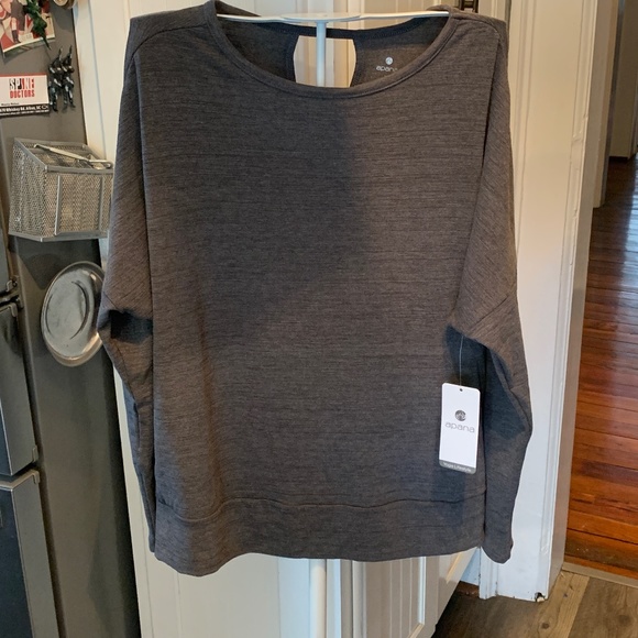 Apana open‎ back yoga top. NWT. Retail 32 - Picture 1 of 4